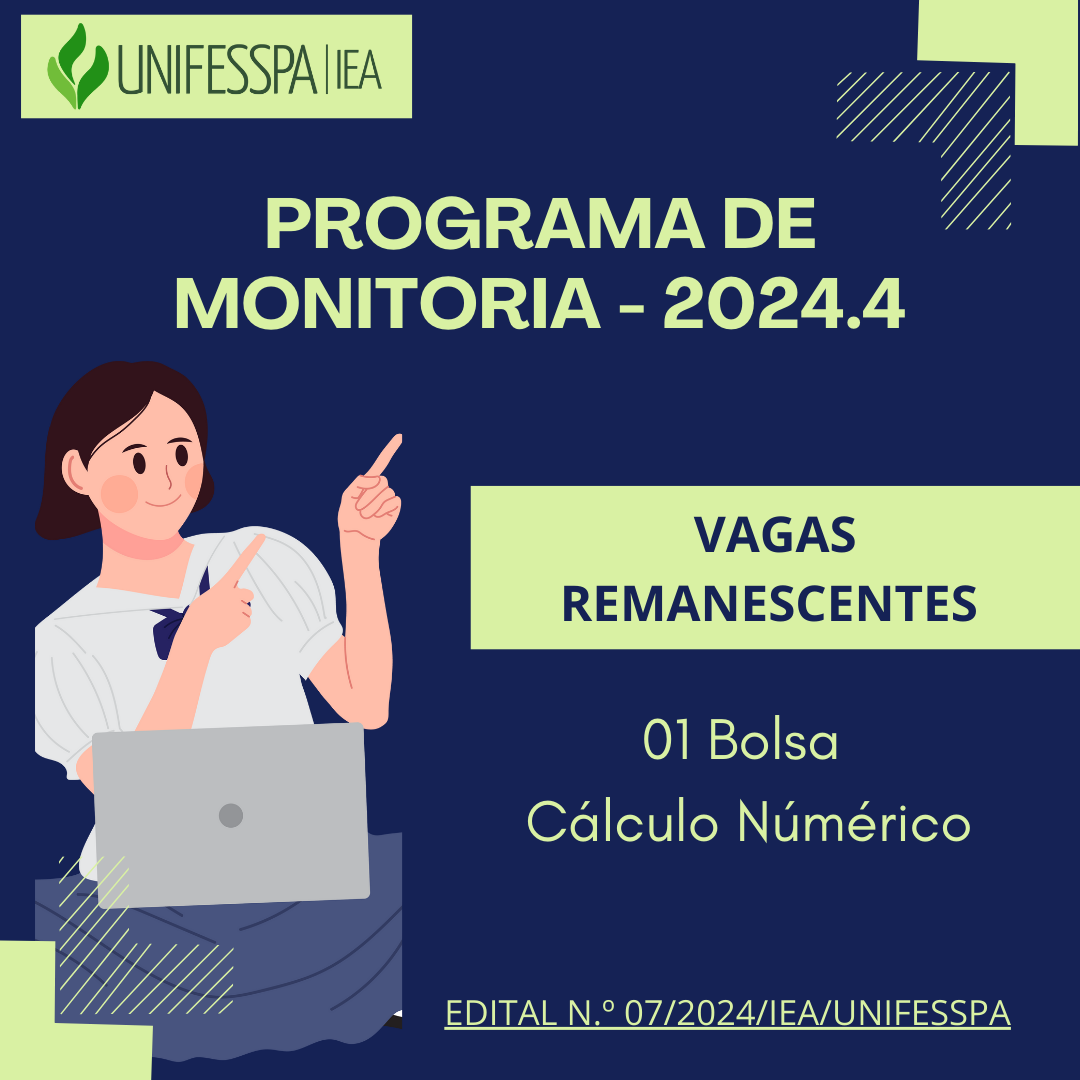 Seleo de Discente em Iniciao Cientfica para Atuao no Projeto ndice de Desenvolvimento Sustentvel das Cidades Paraenseg