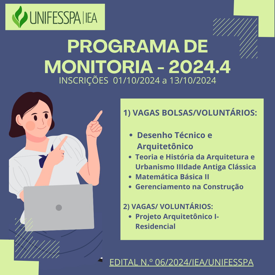 Seleo de Discente em Iniciao Cientfica para Atuao no Projeto ndice de Desenvolvimento Sustentvel das Cidades Paraenses 1