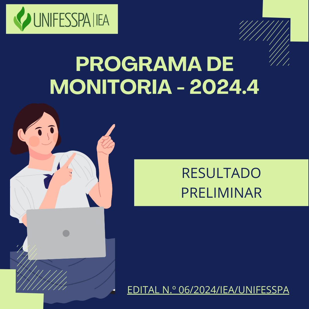 Seleo de Discente em Iniciao Cientfica para Atuao no Projeto ndice de Desenvolvimento Sustentvel das Cidades Paraenses 4 