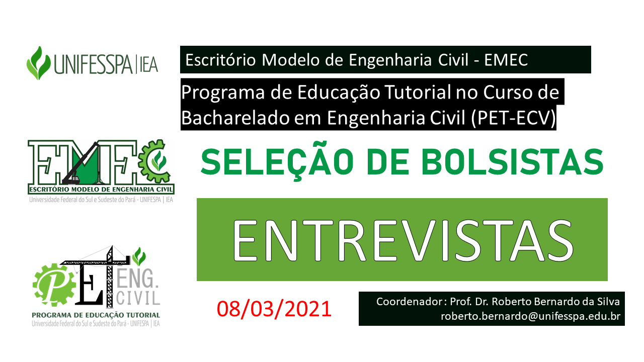 ESCRITRIO MODELO DE ENGENHARIA CIVIL EDITAIS 1 E 2 